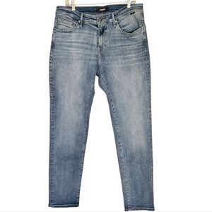 Light Wash Mavi Steve Athletic Fit Organic Cotton Jeans 34/34